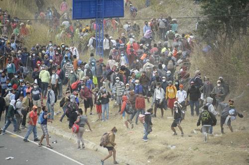 migrantes, caravana de migrantes 