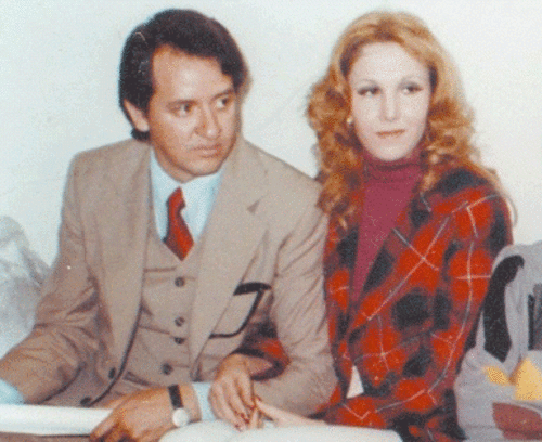 Florinda Meza y Carlos Villagrán. (Foto: El Universo) 