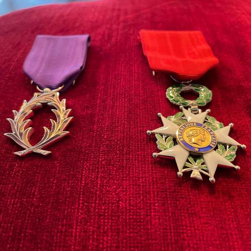 La Orden Nacional de la Legión de Honor y la de las Palmas Académicas fueron creadas por el emperador Napoleón I. Son las más distinciones más importantes que concede el gobierno de Francia.