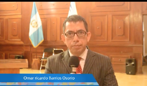 Omar Barrios es uno de los favoritos. De no resultar electo en la Usac, podría ser designado por el presidente Alejandro Giammattei. 