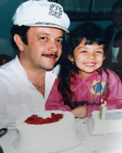 Lupita Infante y su papá Pedro Infante Jr. (Foto: Instagram)