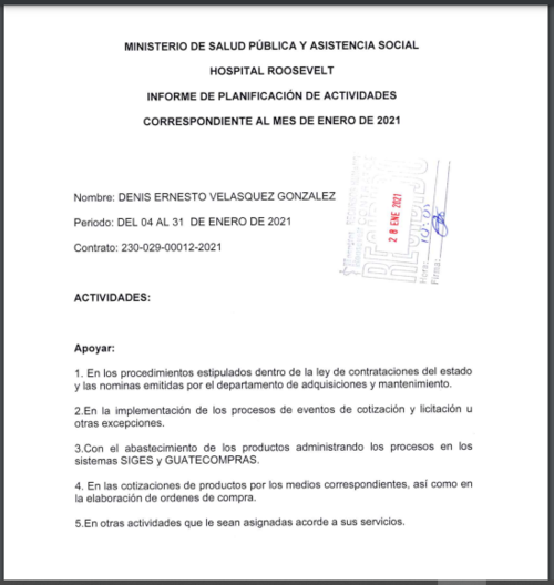 Este es parte del contrato de Ernesto Velásquez González. 