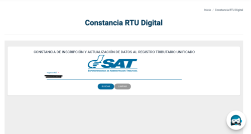 constancia RTU digital