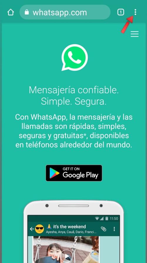 WhatsApp Web, celular