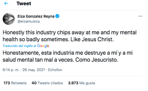 Eiza González, confesión, alarmó, mensaje