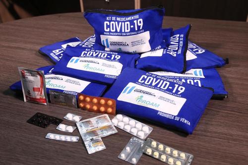 El kit Covid de medicamentos básicos para enfermo ambulatorio cuesta Q 43.93