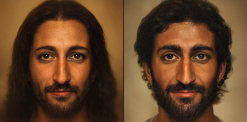 La imagen hiperrealista de Jesús creada por Bas Uterwijk (Foto: Twitter) 