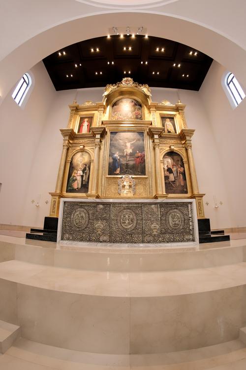 Así luce el retablo de la iglesia. (Foto: Ciudad Cayalá)