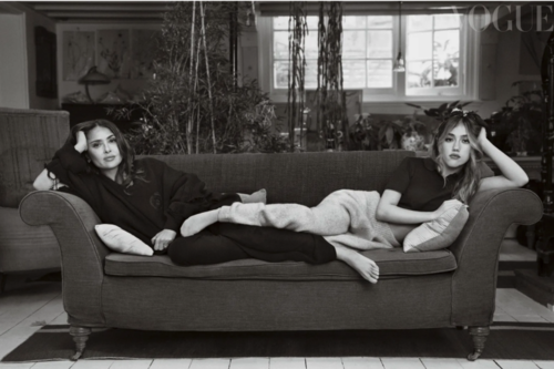Salma y Valentina posaron juntas para Vogue. (Foto: Vogue)