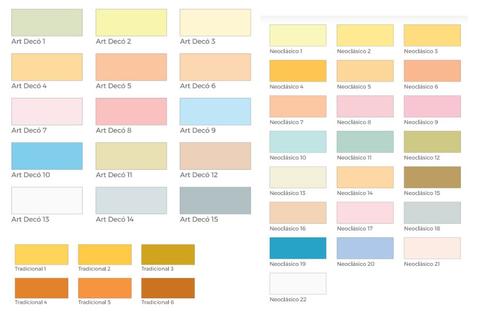 Estos son los colores permitidos para la pintura de fachadas de casas del Centro Histórico. 