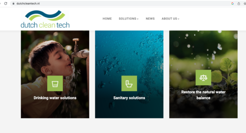 En su portal web, la empresa ofrece soluciones para el tratamiento de agua. (Foto: captura de pantalla)