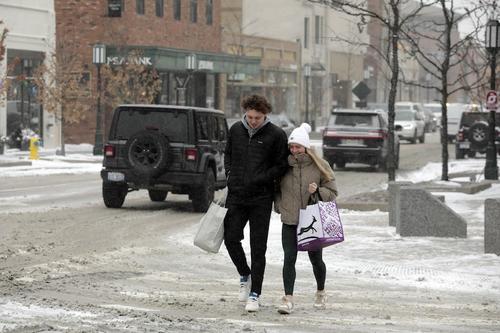 Una fuerte tormenta de nieve afecta a Estados Unidos. (Foto: AFP)
