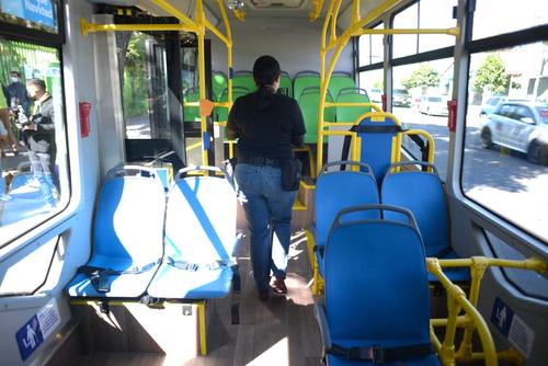 Cada asiento contará con un cinturón de seguridad para reforzar la seguridad de los pasajeros. (Foto: Wilder López/Soy502)