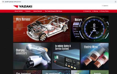 La empresa ofrece diversos productos para la industria automotriz. (Foto: captura de pantalla)