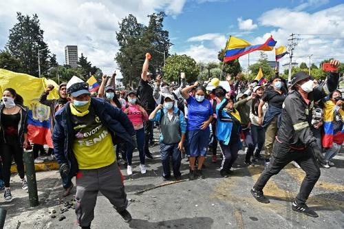 En Quito, capital de Ecuador se han registrado fuertes protestas. (Foto: AFP)
