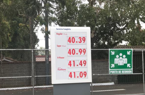 Los precios en las gasolineras están más elevados que los de referencia del MEM. (Foto: redes sociales)