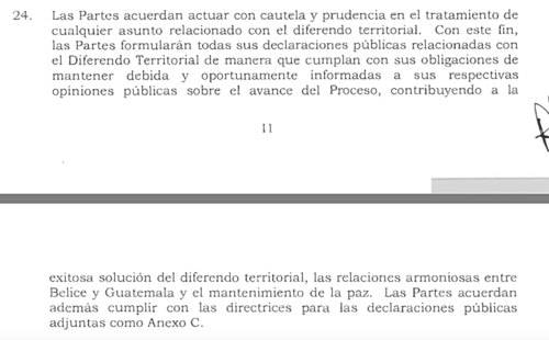 Belice, Guatemala y OEA acordaron manejar el tema territorial con cautela y paz. (Foto: captura de pantalla)