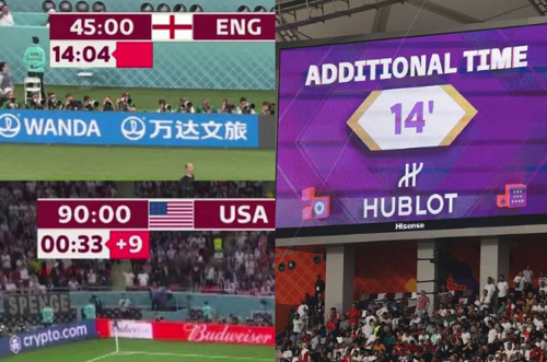 Los minutos de descuento durante los primero cuatro partidos del Mundial ya superan los 100. (Foto: marca.com)