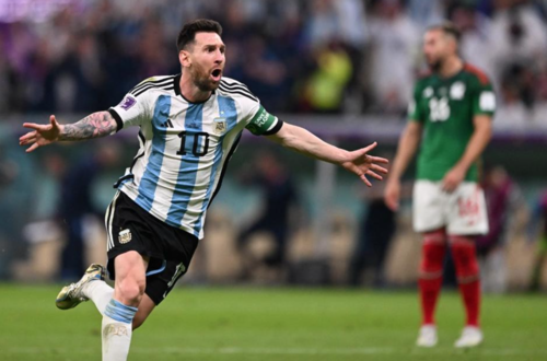 Lionel Messi anotó uno de los dos tantos que le dieron la victoria a Argentina. (Foto: AFP)