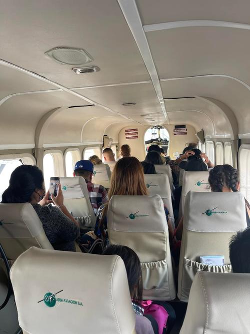 Así son por dentro las aeronaves que viajan a Huehuetenango. (Foto: Mundo Maya Volando)