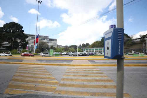 Cuatro botones de pánico en zona 1 están a disposición de los guatemaltecos. (Foto: MuniGuate)