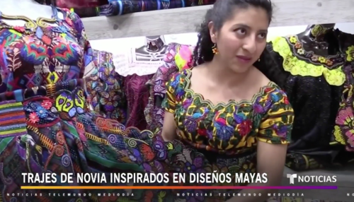 Telemundo, vestido novia, Guatemala, modas, traje típico