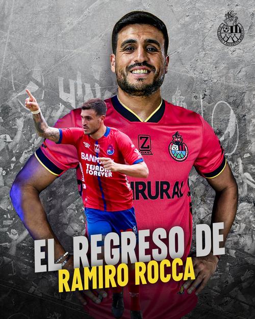 El anuncio de bienvenida del CSD Municipal para el delantero argentino Ramiro Rocca. 