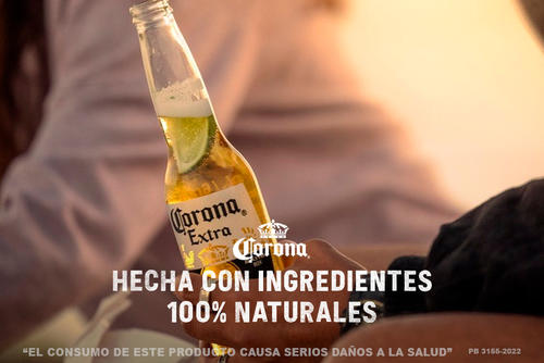Cerveza Corona, hecha con ingredientes 100% naturales