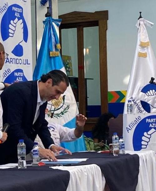 jean paul briere, azul, candidato alcalde, municipalidad de guatemala, elecciones generales