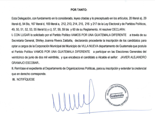 El alcalde de Villa Nueva buscará la reelección. (Foto: captura de pantalla)