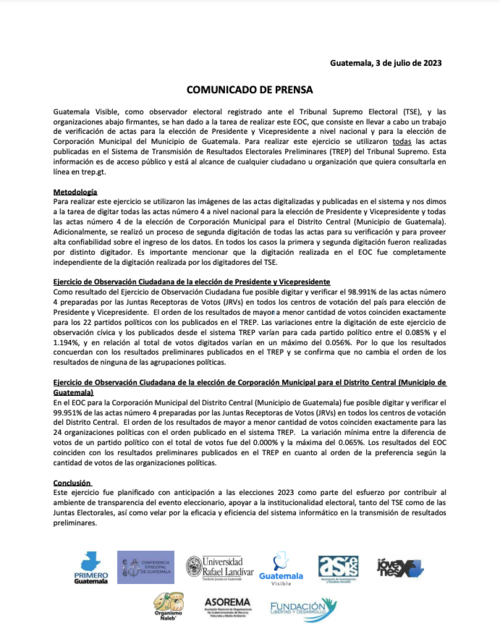 actas electorales, elecciones guatemala, elecciones 2023, revisión escrutinios