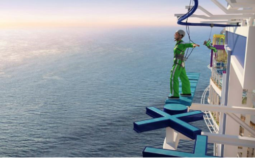 Los pasajeros podrán participar en retos de aventura. (Foto: Royal Caribbean)