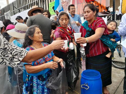 protesta mp, vendedores economia informal, elecciones guatemala, paro nacional