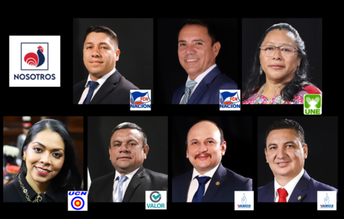 El partido Nosotros lleva a 7 diputados a la reelección. (Foto: Soy502)