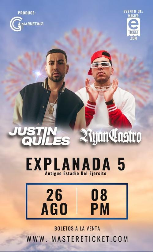 Justin Quiles y Ryan Castro cantarán en Guatemala. (Foto: RutaGt)
