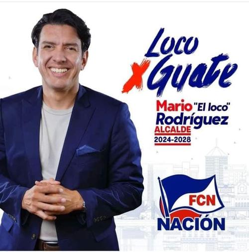Mario "El Loco" Rodríguez como candidato para FCN Nación.