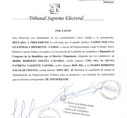 El diputado Boris España buscará la reelección con el Partido Vamos. (Foto: captura de pantalla)