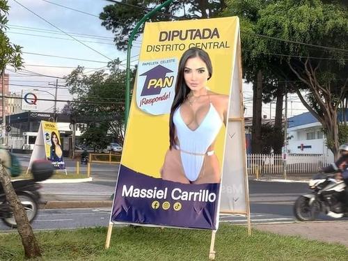 La candidata a diputada por el PAN, Massiel Carrillo aseguró que tratan de hacer campaña negra en su contra con el montaje de una fotografía. (Foto: redes sociales)
