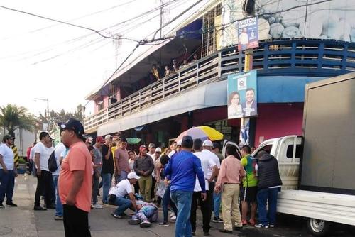 heridos, violencia electoral, partido vamos, ataque a simpatizantes, guatemala