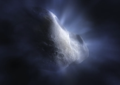 Arte conceptual recreado del cometa 238P/Read. (Foto: NASA/ESA)
