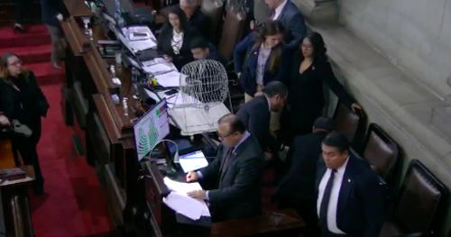 Los diputados integran la Comisión Pesquisidora en contra del vicepresidente Guillermo Castillo. (Foto: captura de pantalla)