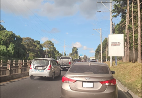 Carretera a El Salvador, tránsito, tráfico