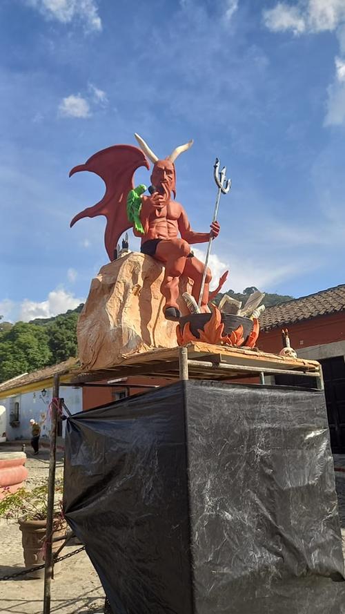 Diablo, Antigua Guatemala, tradiciones, Virgen de Concepción