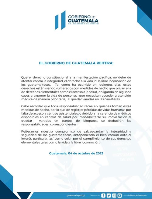 (Foto: Gobierno de Guatemala) 