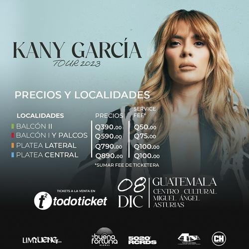 Kany García, concierto, Guatemala