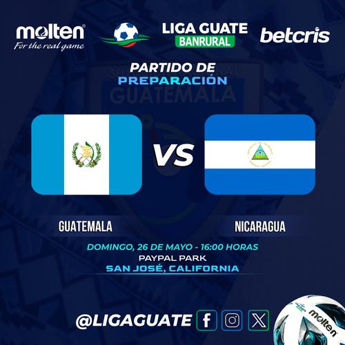 Guatemala enfrentará a Nicaragua el próximo 26 de mayo. (Foto: @LigaGuate)