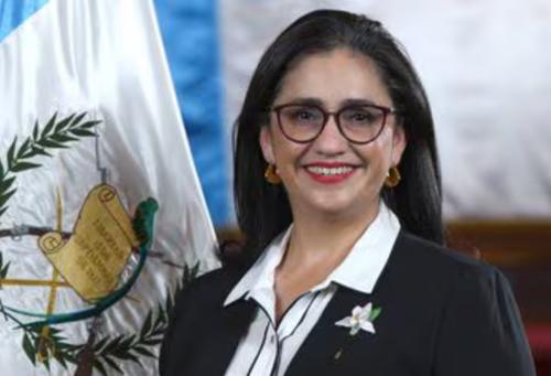 Poco menos de tres meses duró en el cargo la exministra de Ambiente. (Foto: Gobierno de Guatemala)