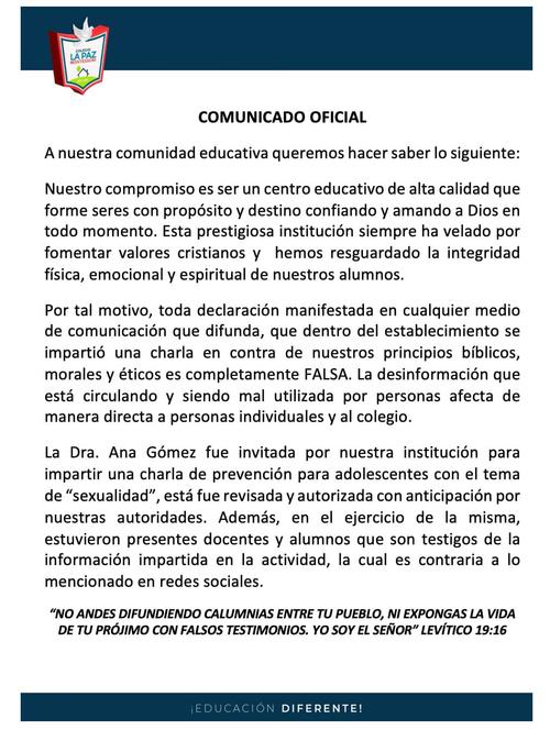 (Foto: Colegio La Paz Montessori) 