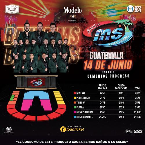 concierto, Banda MS, Guatemala