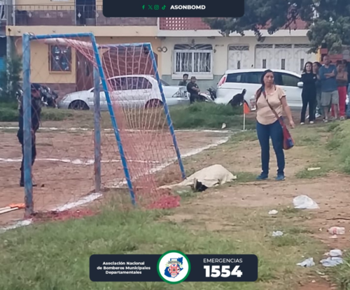 (Foto: Bomberos Municipales Departamentales) 